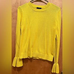 J. Crew Yellow Crew Neck Sweater